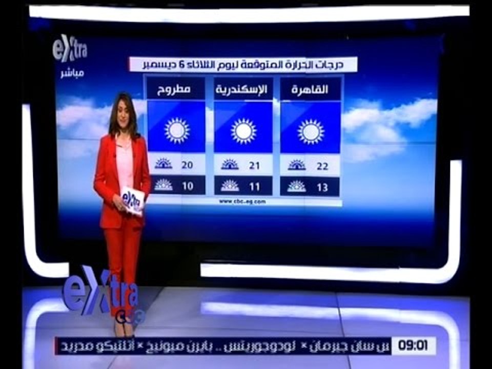 غرفة الأخبار | تعرف على درجات الحرارة المتوقعة...