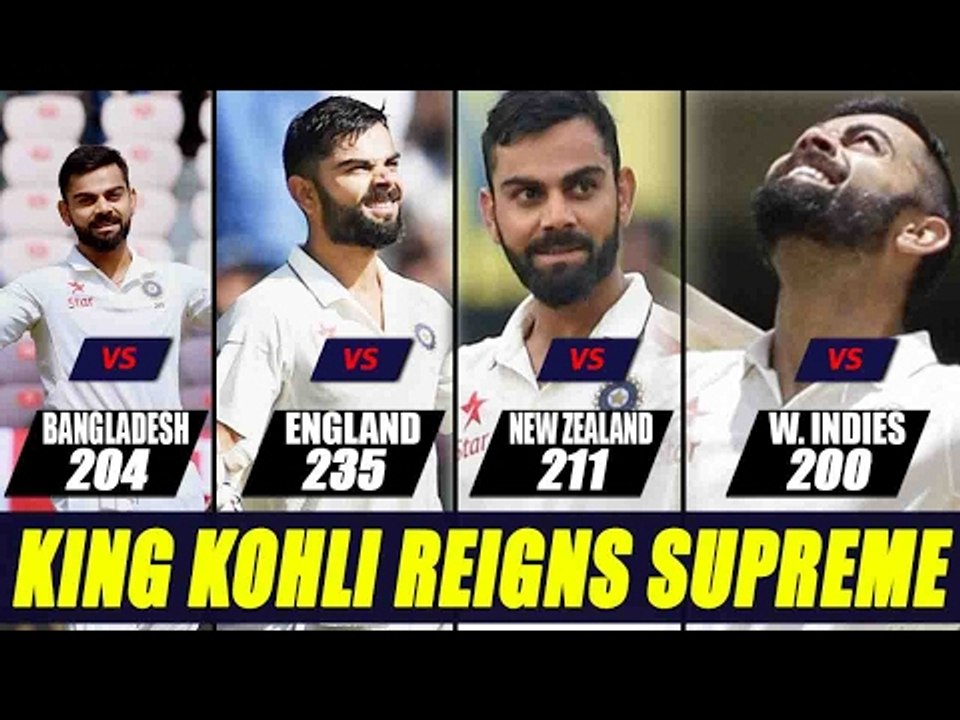 Virat Kohli's four double Tests centuries; Know how made it | oneindia News