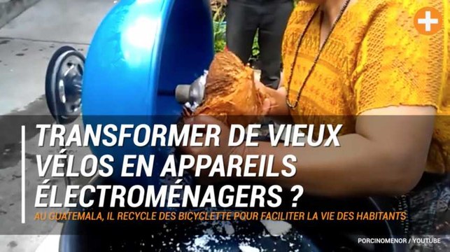 Transformer de vieux vélos en appareils électroménagers ?
