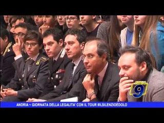 Andria |  Giornata della Legalità con il #silenzioèdolo