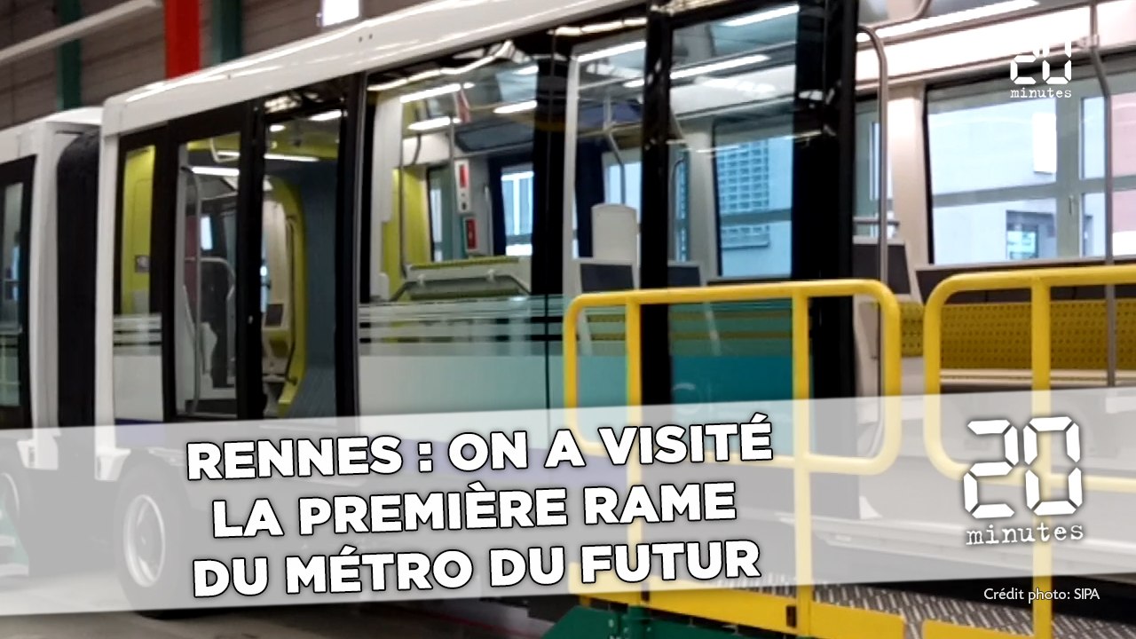 Rennes : On a visité  la première rame du futur métro
