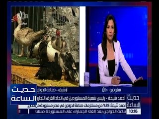 حديث الساعة | أحمد شيحة : 85% من مستلزمات صناعة الدواجن في مصر مستوردة من الخارج