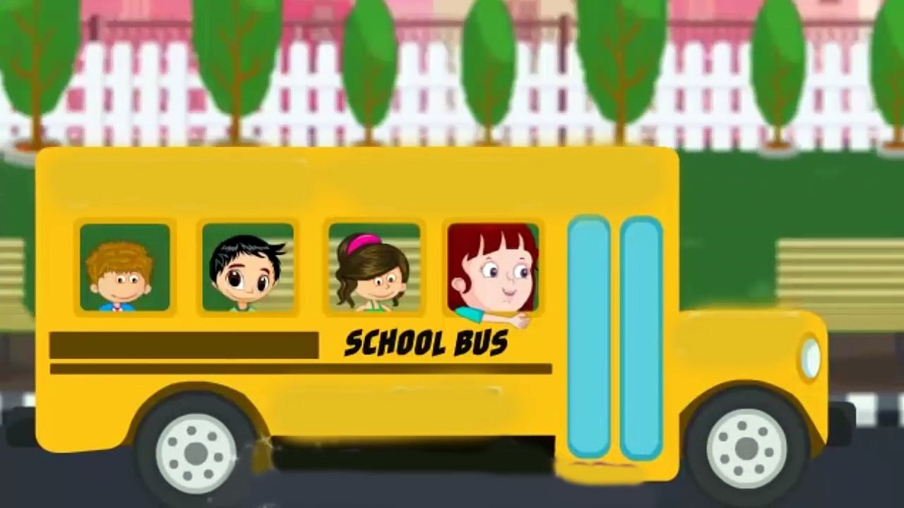 Wheels On The Bus Go Round And Round | Nursery Rhyme And Kids Songs