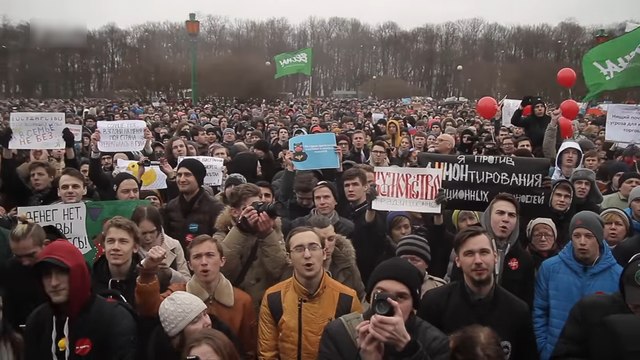 Идентификация людей, вышедших на митинг против коррупции. FindFace
