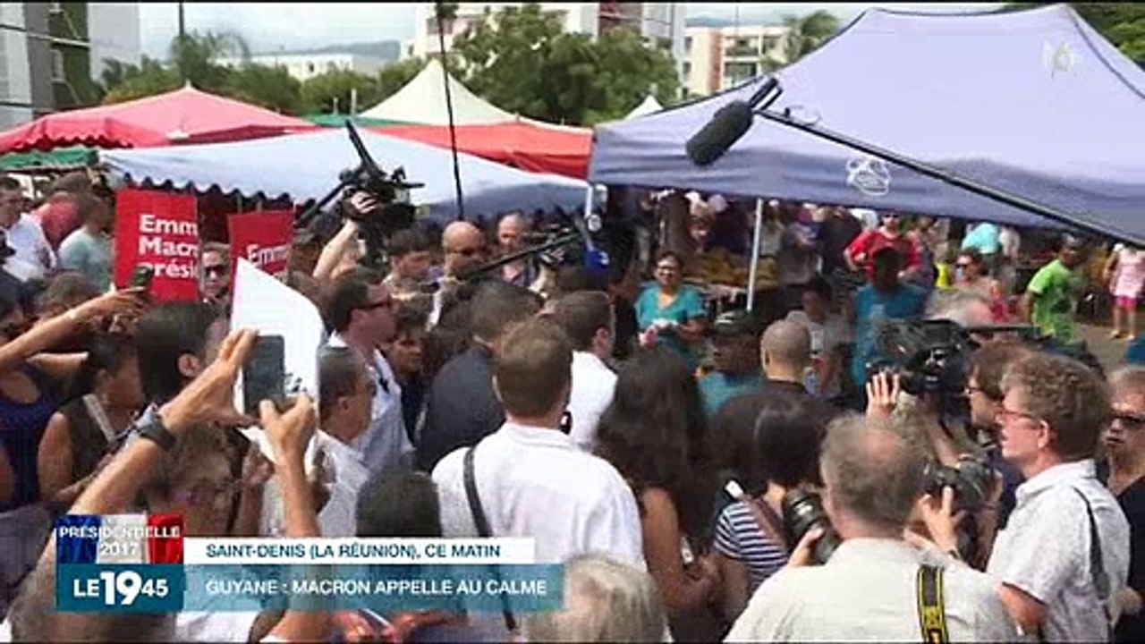 L'erreur d'Emmanuel Macron qui transforme la Guyane en "une île" très commentée sur les réseaux sociaux - Regardez
