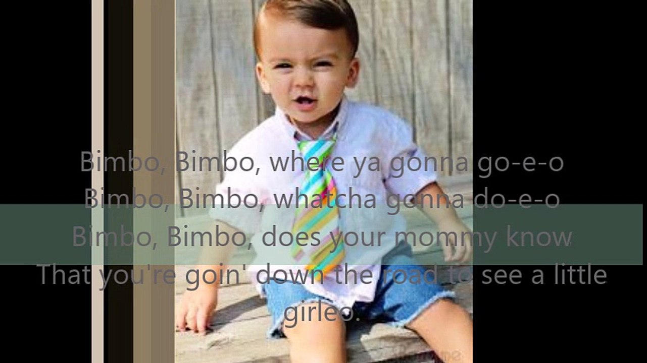 JIM REEVES - BIMBO WITH FUNNY HANDSOME BOYS