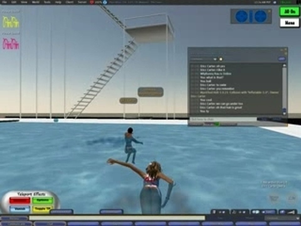 swiming second life