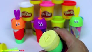 Aprender los Colores de la Arcilla Limo Copa de Helado Huevo Sorpresa de Play Doh Peppa Pig em Português 2017 Ep