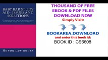Baby Bar Study Aid - Issues and Solutions _Recommended e-book_ The strengths A Baby Bar Student Must Have Imparted! ! Contracts Criminal law Torts! ! Look Inside! !