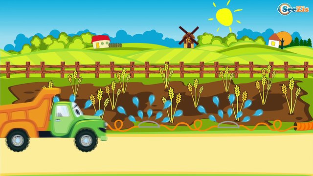 Dibujo animado de coches - Ambulancia, Camión de Bomberos, Carros de Carreras - Carritos Para Niños