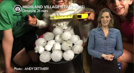 Grêlons géants et tornades au Texas