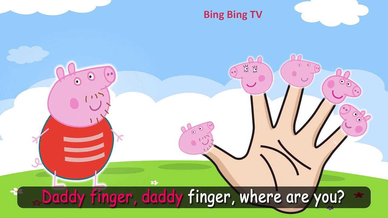 Peppa Pig Finger Family - Nursery Rhymes Collection from Emi TV Lyrics