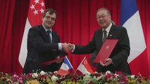 Francia y Singapur se comprometen a estrechar lazos en tecnología e innovación