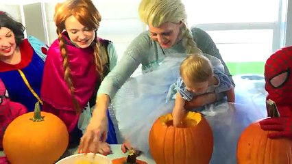 Disney Princess Bad Baby Food fight w/ frozen elsa and frozen anna in real life