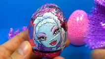 INTERESTING surprise eggs! Disney MINNIE Kinder surprise Disney PRINCESS Monster High mymi