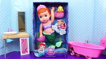 Little Mermaid Ariel COLOR CHANGE Dolls! Mermaid Sisters Water Bath Color Changing Toy Dis
