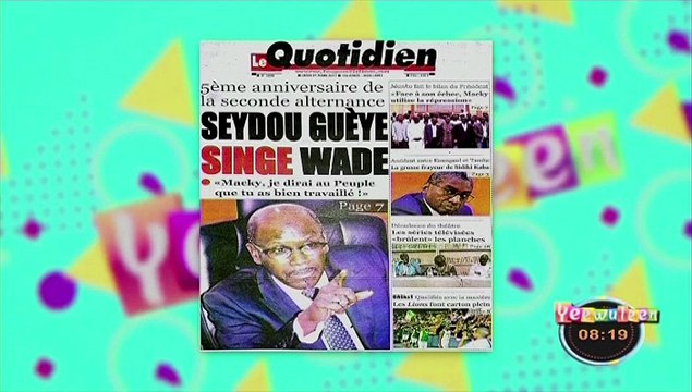 RUBRIQUE REVUE DES TITRES du 27 Mars 2017 avec CHERIF DIA dans Yeewu Leen