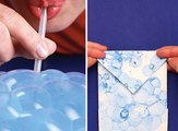DIY : créez un magnifique motif à bulles pour vos cadeaux