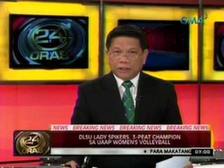24 Oras: DLSU Lady Spikers, 3-Peat Champion sa UAAP Women's Volleyball