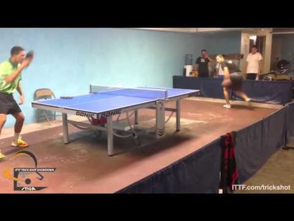 Hector Conde - STIGA 2013 ITTF Trick Shot Showdown