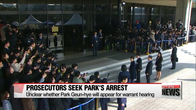 Prosecutors request arrest warrant for Park Geun-hye, warrant hearing on to be held Thursday