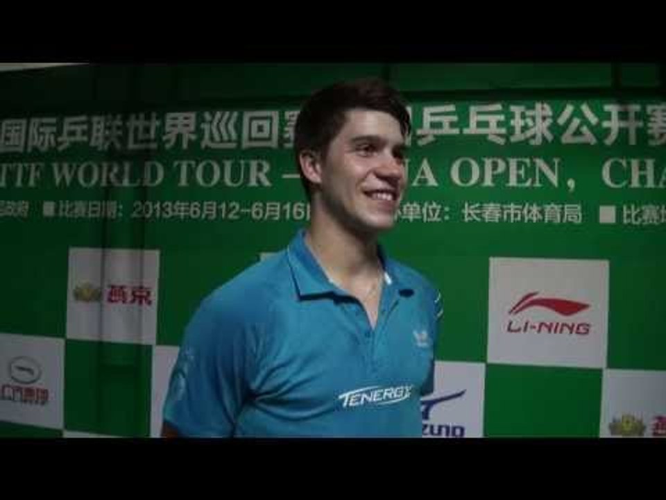 Patrick FRANZISKA Interview at 2013 China Open