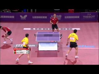 Скачать видео: WTTC 2013 Highlights: Ma Lin/Hao Shuai vs Tiago Apolonia/Joao Monteiro (1/8 Final)