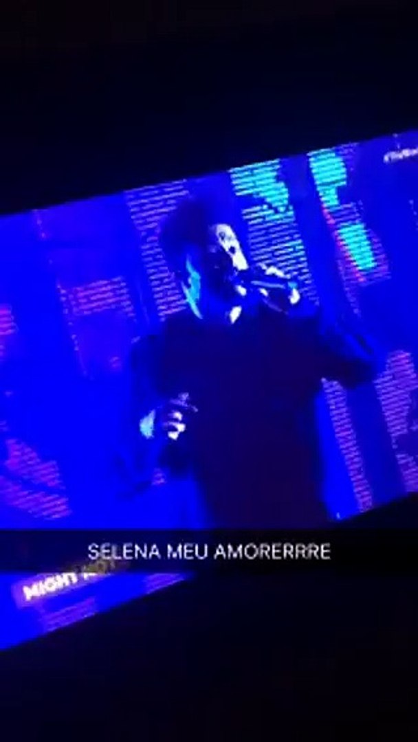 Selena Gomez & The Weeknd: Fans Go Crazy When Her Face Flashes On The Big Screen At His Show -- 