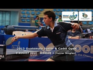 2013 Guatemala Junior & Cadet Circuit - Day 3 Juniors' Singles Session 1