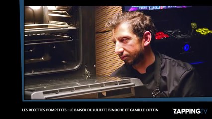 Juliette Binoche et Camille Cottin échangent un baiser dans Les recettes pompettes (vidéo)