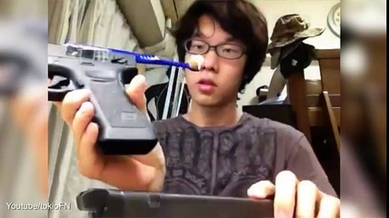Toothbrush gun_ Best use for a gun we've seen _ Daily Mail Online