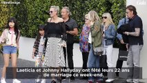 Johnny Hally­day: son anni­ver­saire de mariage gâché par les papa­raz­zis