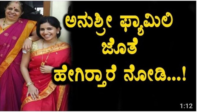 Anushree family video - Anchor anushree with family cute photos - Top Kannada TV - YouTube