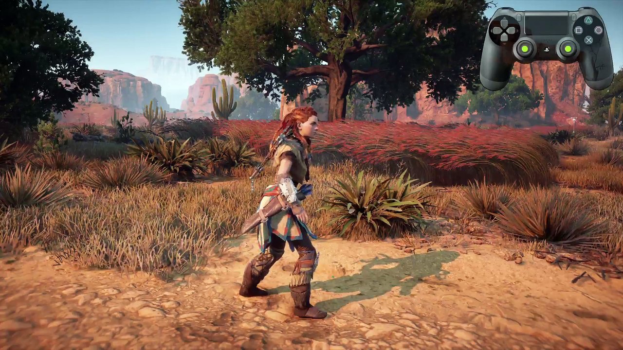 Animaciones de movimiento en Horizon Zero Dawn