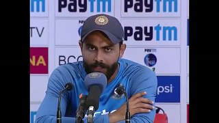 Ravindra Jadeja Narrates the Day Show - India vs Australia 4th Test 2017 Day 3 Press Conference