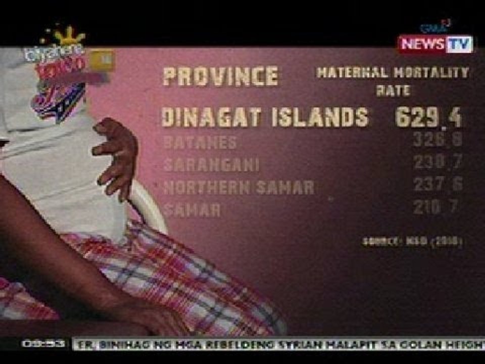 NTG: Kalagayan ng mga ina sa Dinagat na may pinakamataas na maternal death rate sa bansa