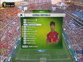 מונדיאל 2014 - דרום קוריאה - בלגיה 26.06.14 - תקציר המשחק! - YouTube