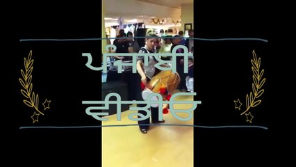 beautiful girl playing Drum