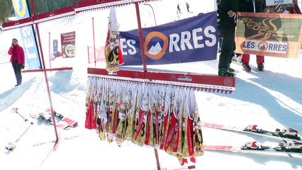 Hautes-Alpes : Une centaine de participants pour la finale U16 du slalom des écureuils d'or aux Orres