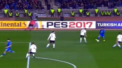 Dimitrij Nazarov Goal - Azerbaijan 1-1 Germany 26-03-2017