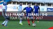 U19, Tour Elite 2017 : France-Israël : 0-0, le résumé