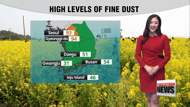 Rain expected tonight, just in time to wash fine dust away