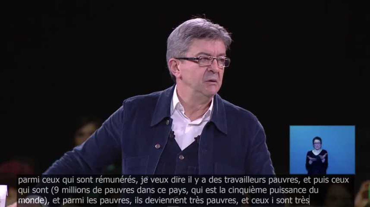 Jean-Luc Mélenchon parle de la liste des morts de la rue publiée par La Croix