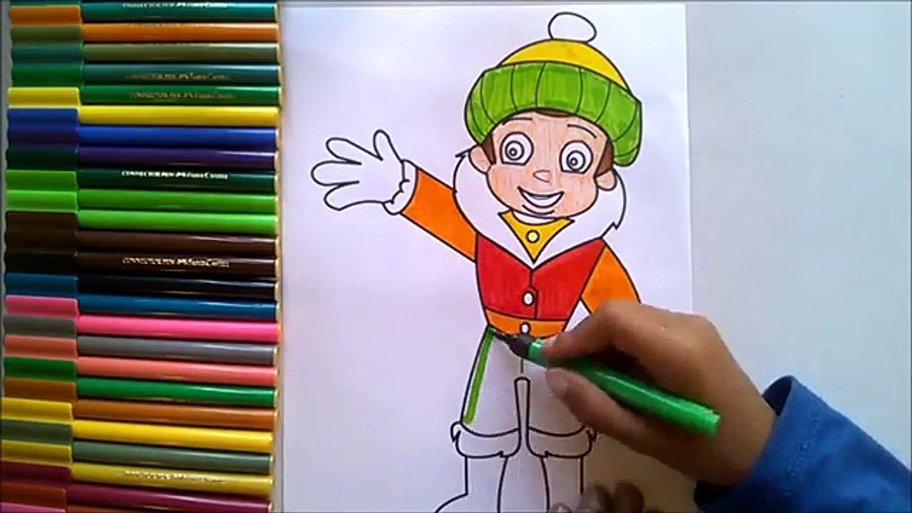 COLOURING -- CHHOTA BHEAM -- FOR KIDS --
