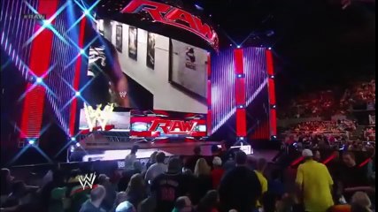 Brock Lesnar & Destroys Triple H's  WWE Headquarters Raw 2013 HD
