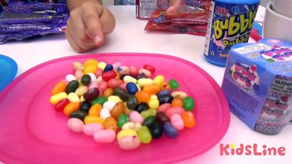 グミひもラーメン お菓子トッピングしてできあがり!!! こうくんねみちゃん