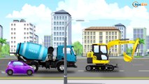 Kids Video Learn Construction Truck & Car Colors Compilation 3D Children Videos Cars & Truck Stories