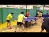 Timo Boll & Ma Long Training Ahead of Their Doubles Match