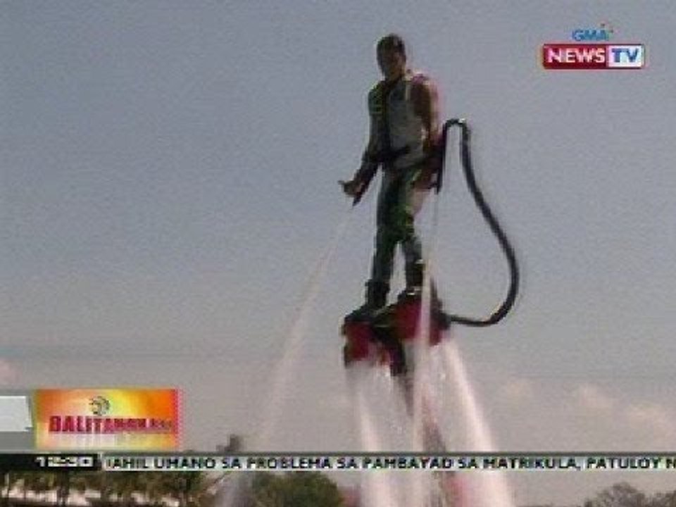 BT: Flyboard o Hydrojet surfing, patok sa extreme water sport sa Subic