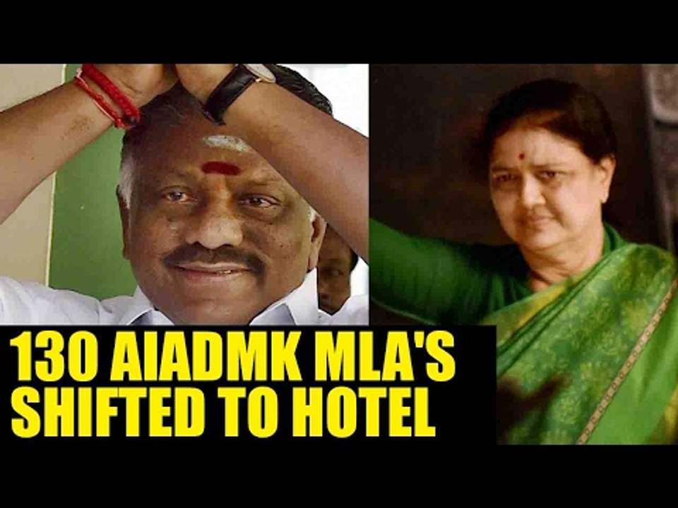 Sasikala shifts 130 AIADMK MLAs to hotel fearing horse-trading | Oneindia News